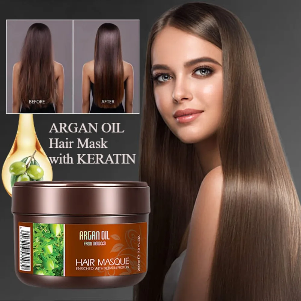 Deep Conditioner Mask - قناع شعر بزيت الأرغان من الكيراتين
