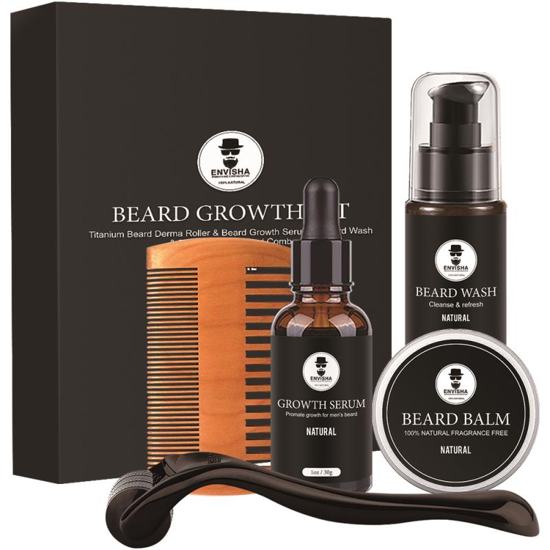 Hair Care Orange - ENVISHA مجموعة العناية باللحية النمو كريم