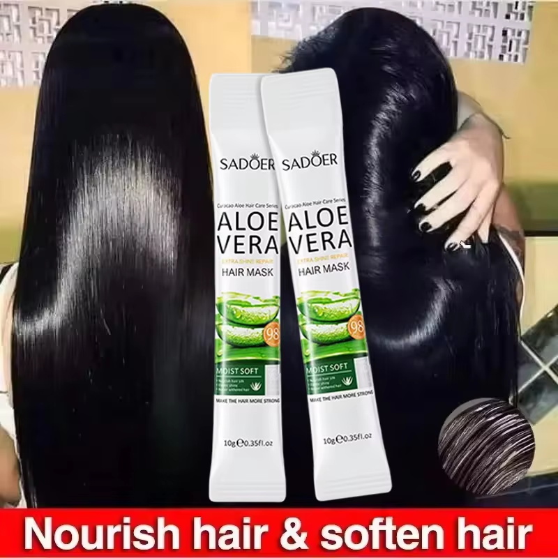 5 ثانية إصلاح سريع تغذي الشعر  - مراجعة Hair Care With Aloe Vera وسعره