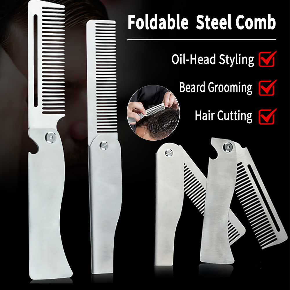 نوع جديد 1/2 قطعة أمشاط الصلب  - مراجعة Hair Care Barber وسعره
