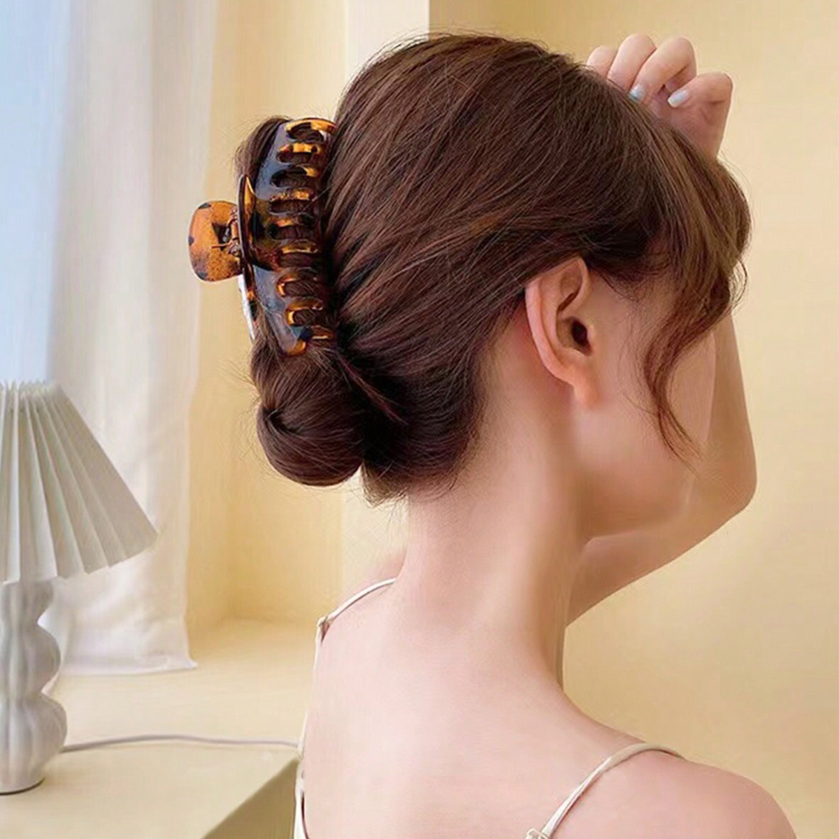 مشبك شعر نسائي بالزهور من الرا - مراجعة Hair Clip Claw Large وسعره