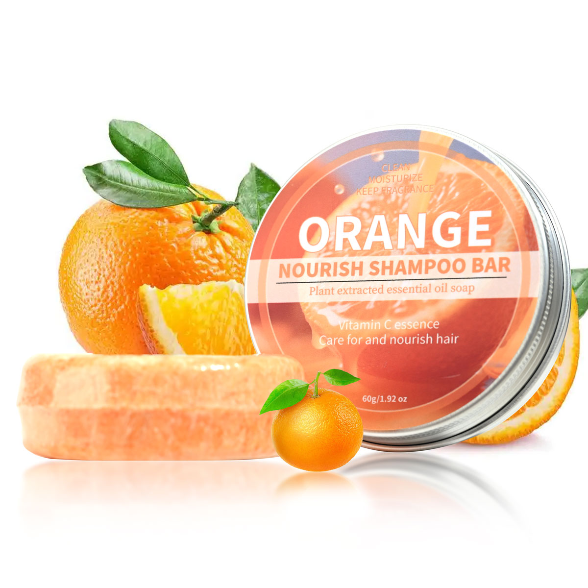 صابون شامبو نباتي بزيت البرتقا - مراجعة Hair Care Orange وسعره