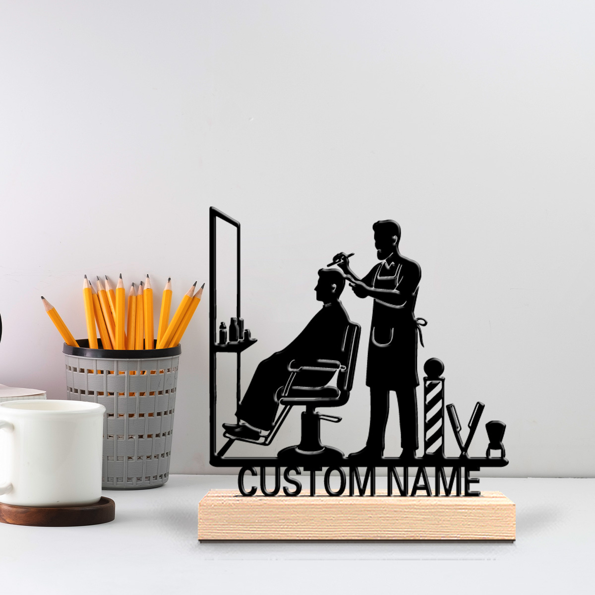 قطعة واحدة من ديكور مكتبي مخصص - مراجعة Hair Care Barber وسعره