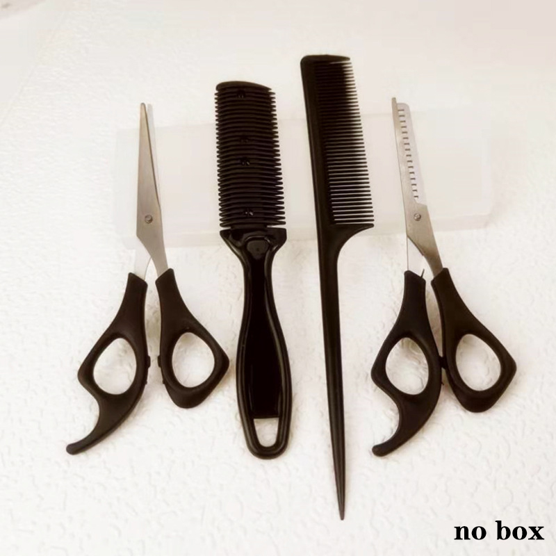 جديد【4 قطع من مقصات الشعر، مقص - مراجعة Hair Care Barber وسعره