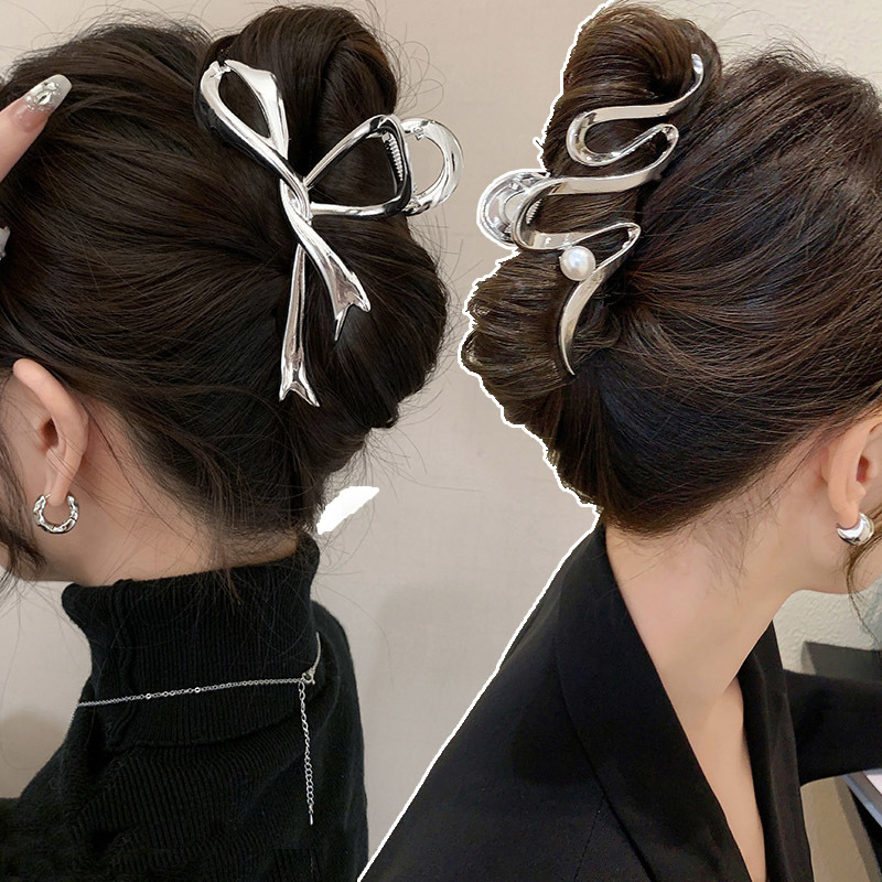 مشبك شعر مجوف عتيق للنساء ، با - مراجعة Hair Clip Claw Large وسعره