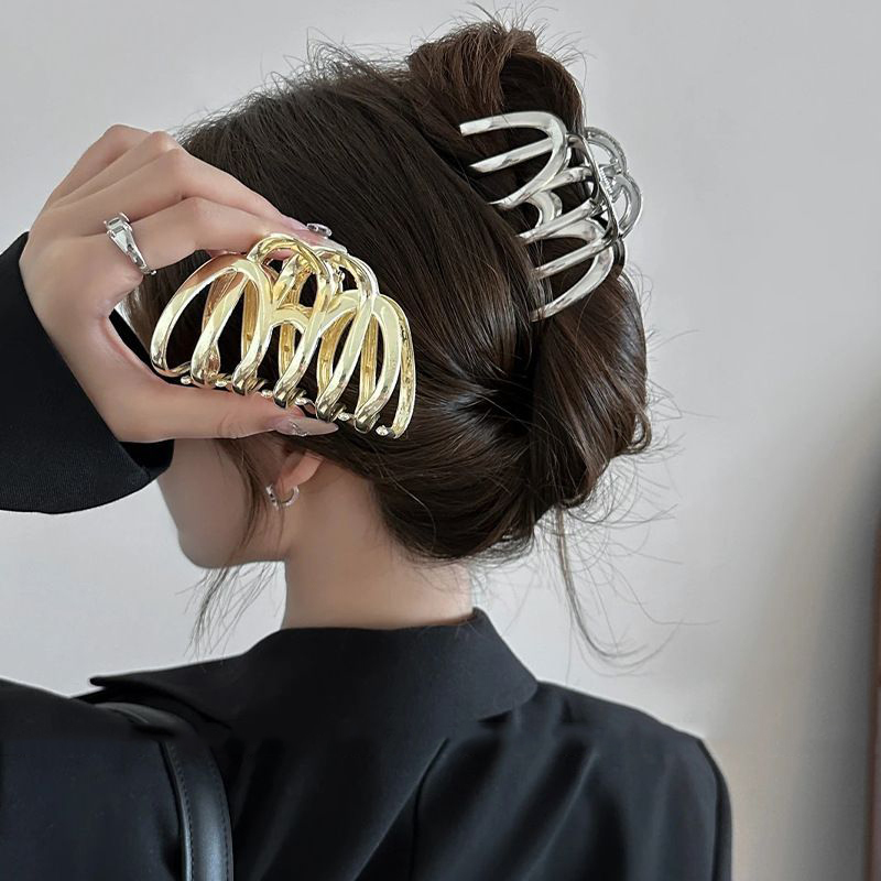 مشبك شعر مجوف عتيق للنساء ، با - مراجعة Hair Clip Claw Large وسعره