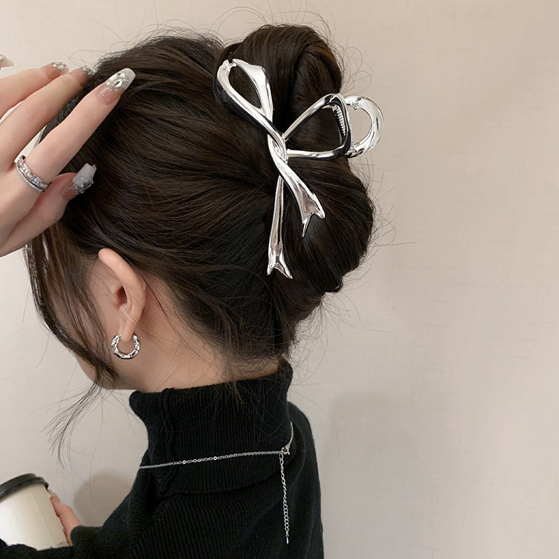 مشبك شعر مجوف عتيق للنساء ، با - مراجعة Hair Clip Claw Large وسعره