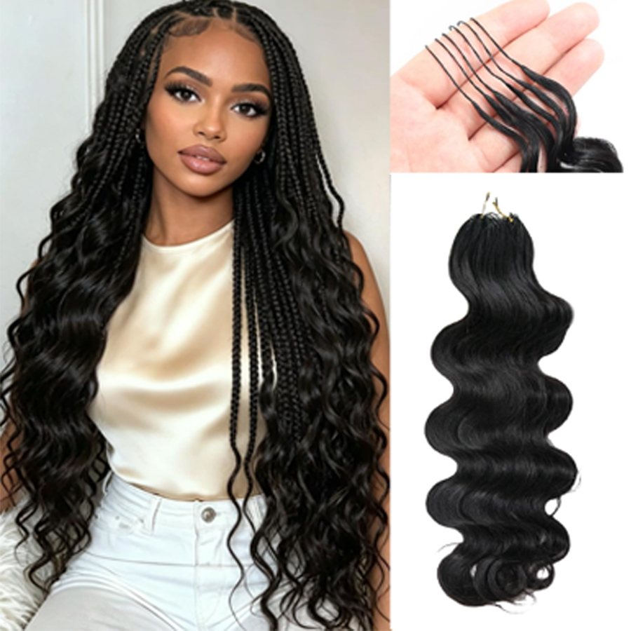 وصلات شعر كروشيه 100% شعر بشري - مراجعة Hair Care Barber وسعره