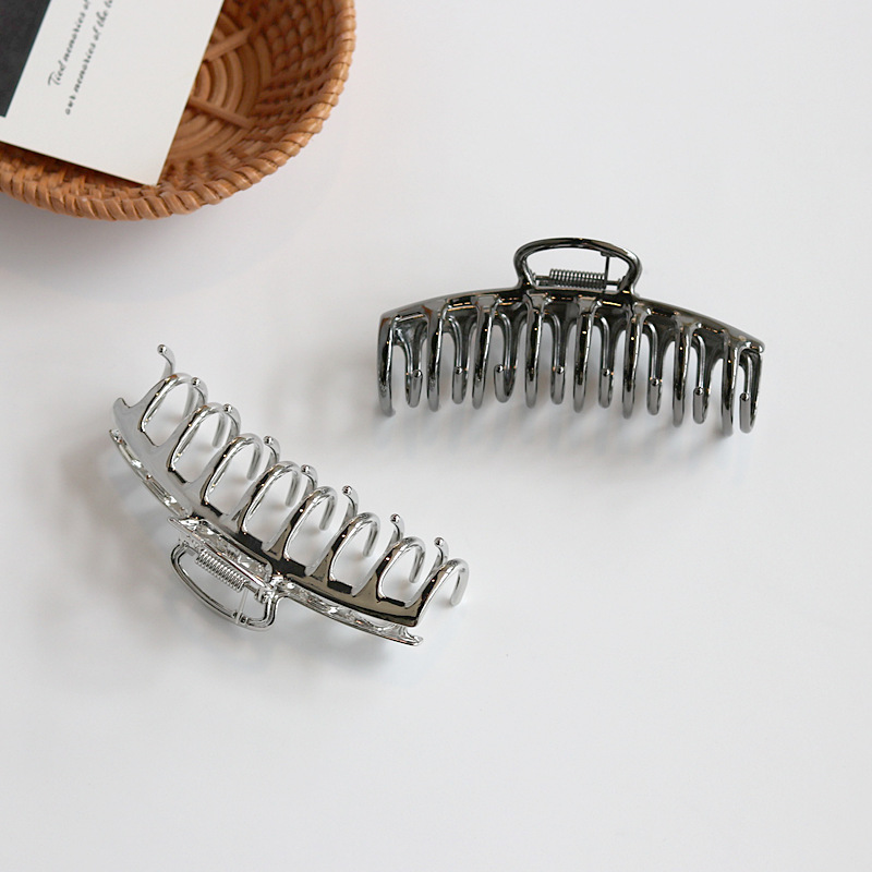 قطعة واحدة من مشبك المعدن الأو - مراجعة Hair Clip Claw Large وسعره