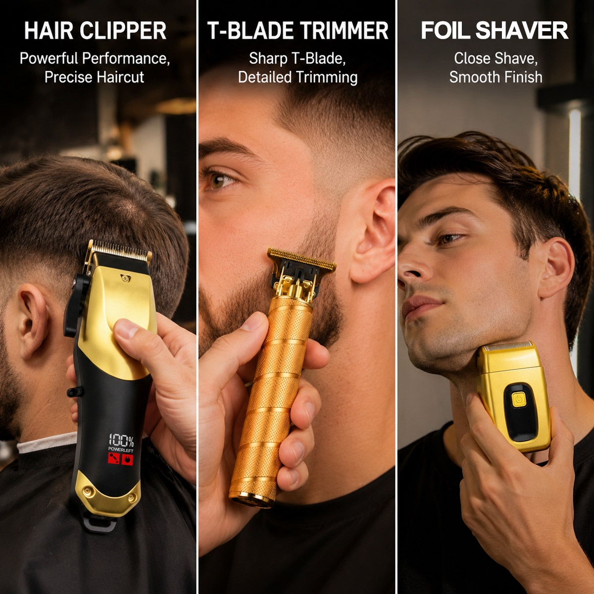 طقم ماكينة حلاقة محمولة 3 في 1 - مراجعة Hair Care Barber وسعره