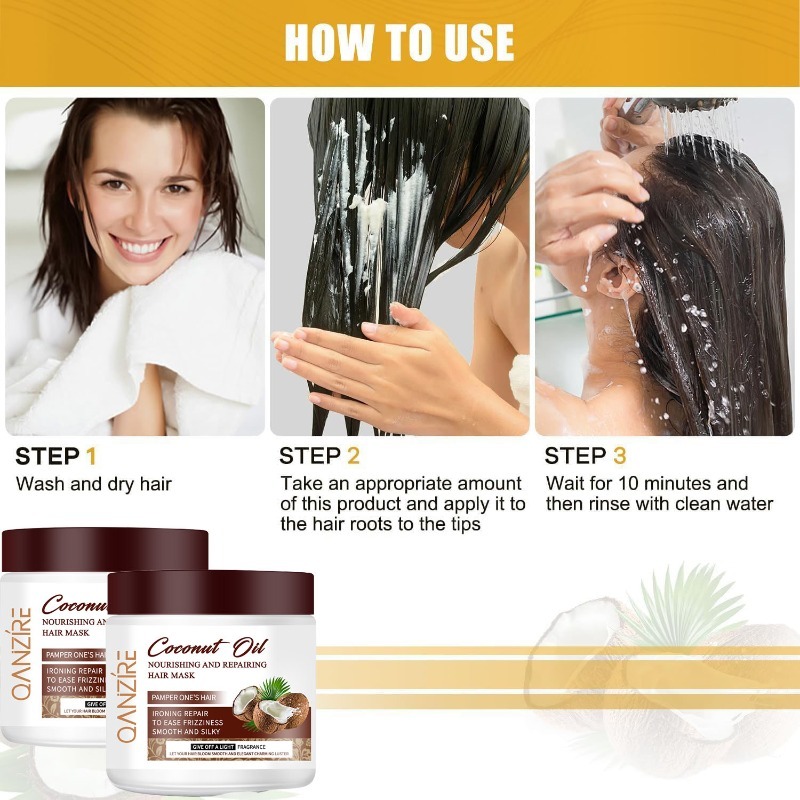 قناع الشعر بزيت جوز الهند معال - مراجعة Deep Conditioner Mask وسعره