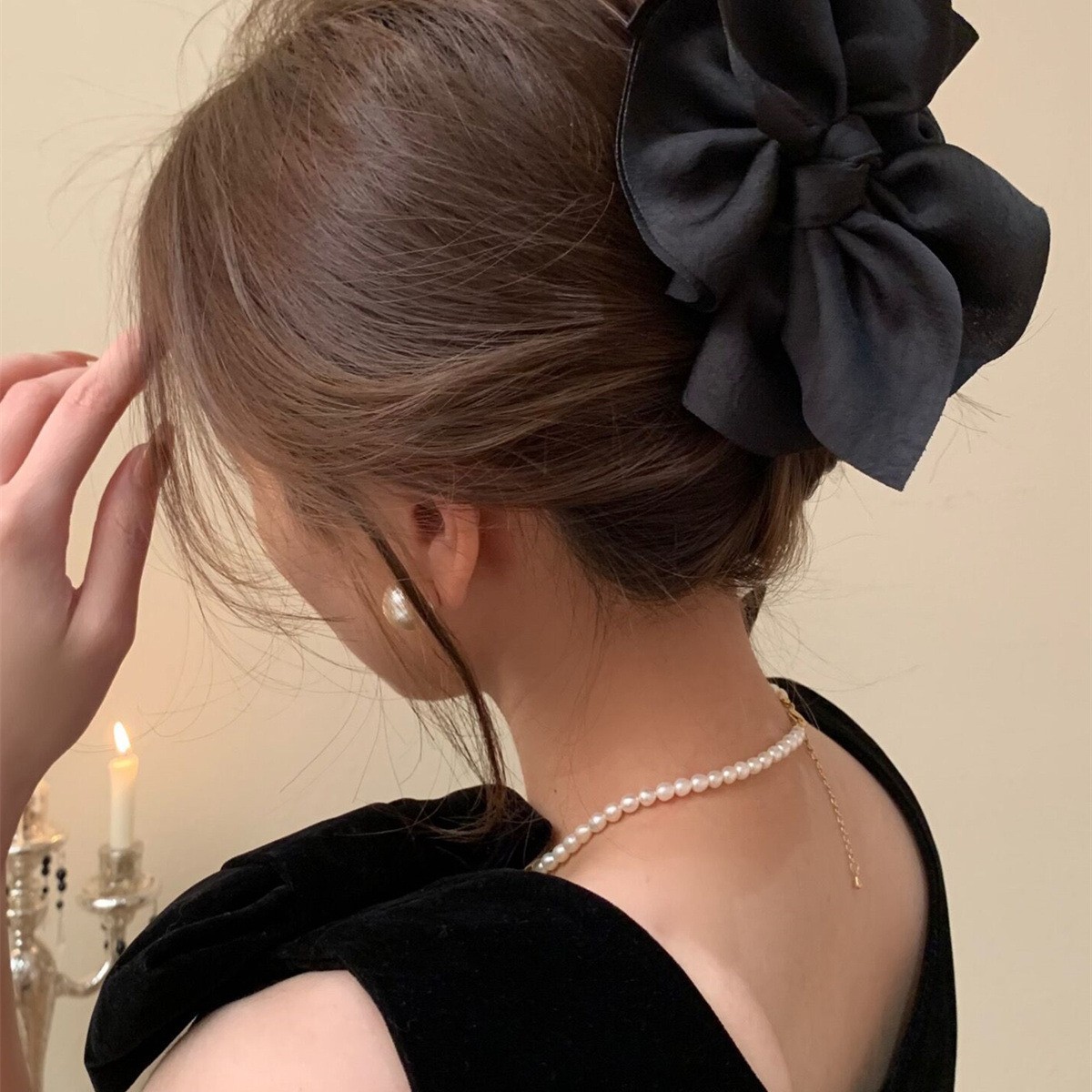 مشبك شعر جديد كبير من القماش ب - مراجعة Hair Clip Claw Large وسعره